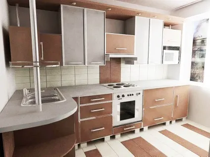 Дизайн кухні в брежневка фото інтер'єру, фото кутових маленьких кухонь, ремонт і обробка своїми (ремонт) Дизайн кухні в брежневка фото інтер'єру, фото кутових маленьких кухонь, ремонт і обробка своїми