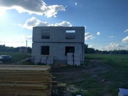 Будинок з газобетону, звіт про сімейний капбудівництві, сибірське домоволодіння (було прийнято рішення) Будинок з газобетону, звіт про сімейний капбудівництві, сибірське домоволодіння