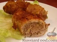Рецепт Відбивні рулети свинини