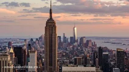 Емпайр-стейт-білдінг (empire state building), нью-йорк - пам'ятки, міста сша (empire) Емпайр-стейт-білдінг (empire state building), нью-йорк - пам'ятки, міста сша