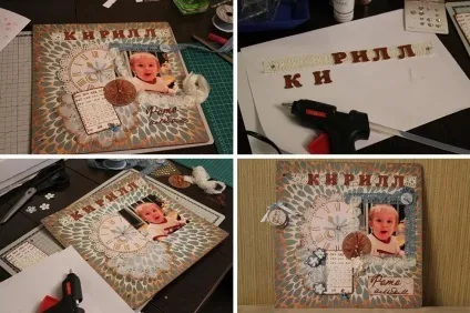 Фотоальбом для сина своїми руками (скрапбукінг) Фотоальбом для сина своїми руками