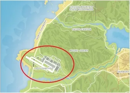 Де знаходиться військова база в gta 5