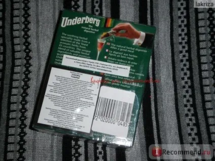 Гірка настоянка ag underberg біттер ундерберг - «настоянки - дуже наполегливо наполягають на тому,