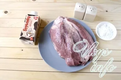 Яловичина в вершковому соусі рецепт з фото (соус) Яловичина в вершковому соусі рецепт з фото