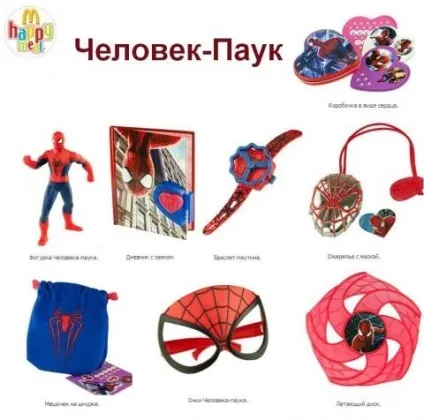 Іграшки з серій хепі милий макдональдс (можна прочитати тут) Іграшки з серій хепі милий макдональдс