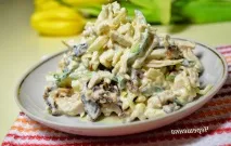 Салат курка гриби чорнослив огірок - Святкові рецепти 2017 року курка