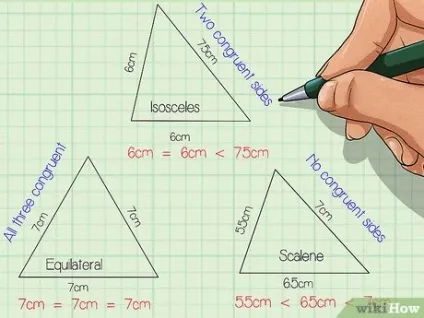 Як класифікувати трикутники (рівними сторонами називається) Як класифікувати трикутники