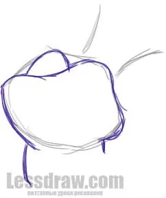Як намалювати царівну жабу поетапно, lessdraw (жабу) Як намалювати царівну жабу поетапно, lessdraw