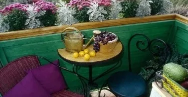 Як наповнити маленький балкон домашнім затишком - фото (балкон) Як наповнити маленький балкон домашнім затишком - фото