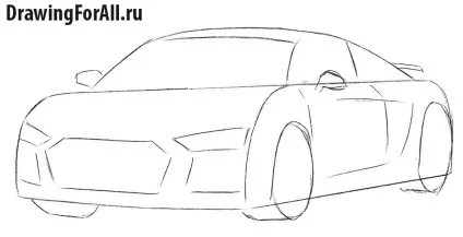 Як намалювати ауді р8