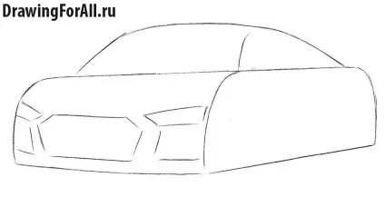 Як намалювати ауді р8