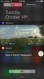 Як налаштувати центр повідомлень в ios 8 під себе (настройки центру повідомлень) Як налаштувати центр повідомлень в ios 8 під себе