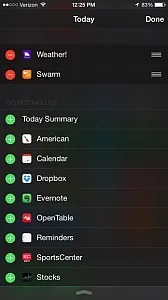 Як налаштувати центр повідомлень в ios 8 під себе (настройки центру повідомлень) Як налаштувати центр повідомлень в ios 8 під себе