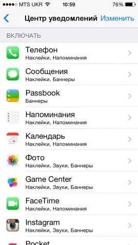 Як налаштувати повідомлення на iphone і ipad (повідомлення) Як налаштувати повідомлення на iphone і ipad