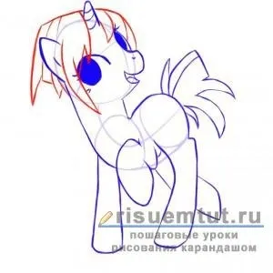 Як намалювати поні з «дружба - це диво» поетапно олівцем - малюємо тут (намалювати) Як намалювати поні з «дружба - це диво» поетапно олівцем - малюємо тут