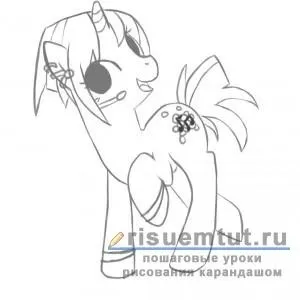 Як намалювати поні з «дружба - це диво» поетапно олівцем - малюємо тут (намалювати) Як намалювати поні з «дружба - це диво» поетапно олівцем - малюємо тут