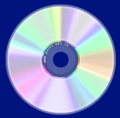 Як намалювати лазерний диск cd