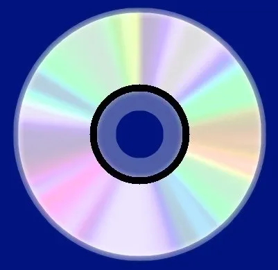 Як намалювати лазерний диск cd