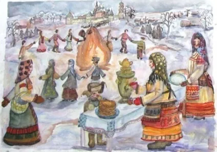 Як намалювати масницю (опудало) Як намалювати масницю