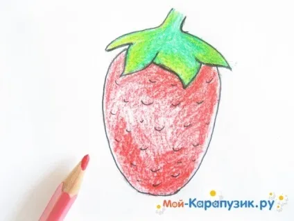Як намалювати полуницю олівцем поетапно для початківців (олівцем) Як намалювати полуницю олівцем поетапно для початківців