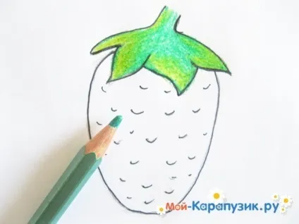 Як намалювати полуницю олівцем поетапно для початківців (намалювати) Як намалювати полуницю олівцем поетапно для початківців