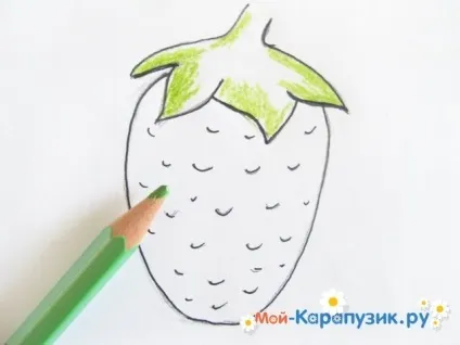 Як намалювати полуницю олівцем поетапно для початківців (олівцем) Як намалювати полуницю олівцем поетапно для початківців