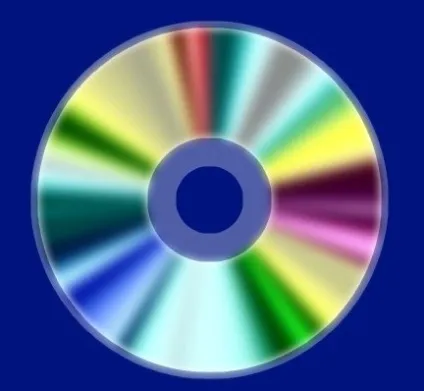 Як намалювати лазерний диск cd