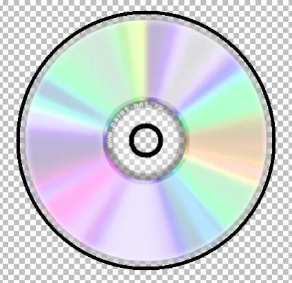 Як намалювати лазерний диск cd