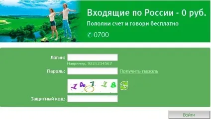 Як увійти в систему в особистий кабінет мегафон (вхід) Як увійти в систему в особистий кабінет мегафон