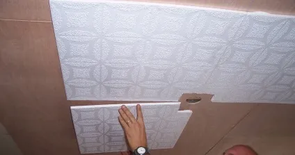 Як поклеїти стелі на стелю відео і клейова павутинка, клей пва і види квадратів, правильно (як поклеїти стелі на стелю) Як поклеїти стелі на стелю відео і клейова павутинка, клей пва і види квадратів, правильно