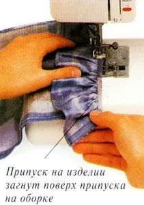 Як пришити оборки і рюші - крій та шиття (оборку краю вироби) Як пришити оборки і рюші - крій та шиття