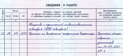 Як прийняти на роботу генерального директора (прийняти) Як прийняти на роботу генерального директора