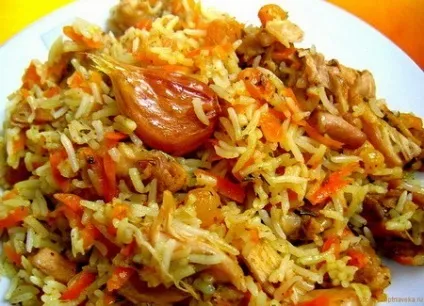 Як приготувати смачний плов з куркою і розсипчастим рисом (куркою) Як приготувати смачний плов з куркою і розсипчастим рисом