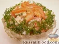 Салат з креветками, Салат морський, Страви з креветок, Страви з огірків, рецепти з фото на 164 салат