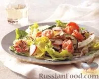Салат з креветками, Салат морський, Страви з креветок, Страви з огірків, рецепти з фото на 164 салат