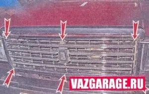 Як зняти решітку радіатора ваз 2107 (буде) Як зняти решітку радіатора ваз 2107