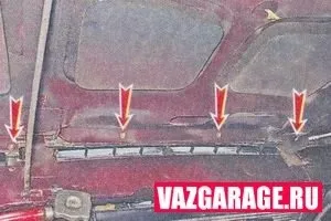 Як зняти решітку радіатора ваз 2107 (2107) Як зняти решітку радіатора ваз 2107