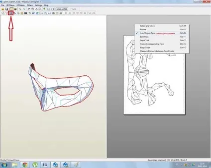 Як склеїти паперову модель з нуля, pepakura (Join Disjoin Face) Як склеїти паперову модель з нуля, pepakura