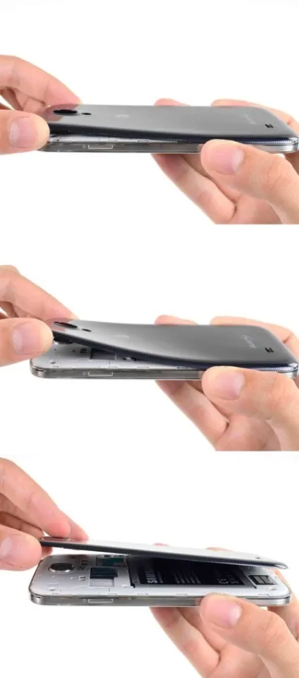 Як зняти задню кришку samsung galaxy s4 по кроках (кришку) Як зняти задню кришку samsung galaxy s4 по кроках