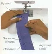 Як зшити комір-стійку з однієї і двох деталей (двох) Як зшити комір-стійку з однієї і двох деталей