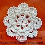 Як зв'язати квітка гачком, докладні схеми і опис для початківців