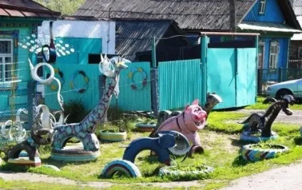 Як прикрасити двір - вироби з покришок своїми руками, дача своїми руками (покришок) Як прикрасити двір - вироби з покришок своїми руками, дача своїми руками