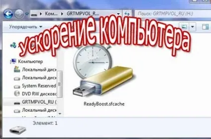 Як прискорити комп'ютер за допомогою флешки, блог сергея Медведєва (флешки) Як прискорити комп'ютер за допомогою флешки, блог сергея Медведєва