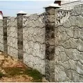 Як встановити бетонний паркан своїми руками фото, відео