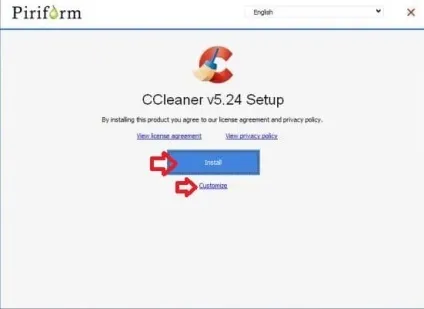 Як встановити ccleaner безкоштовно, будні технічної підтримки (змінити мову інтерфейсу) Як встановити ccleaner безкоштовно, будні технічної підтримки