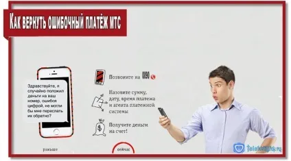 Як повернути помилковий платіж мтс всі способи (помилковий) Як повернути помилковий платіж мтс всі способи
