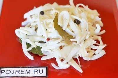 Кальмар маринований - покроковий рецепт з фото як приготувати (маринований) Кальмар маринований - покроковий рецепт з фото як приготувати