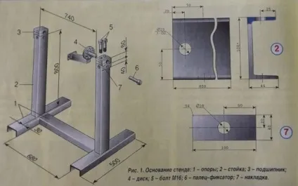 Кантователь для двигуна своїми руками, креслення, лада майстер (кантувач) Кантователь для двигуна своїми руками, креслення, лада майстер