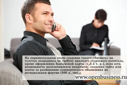 Як заробити на послугах посередника (посередника) Як заробити на послугах посередника