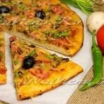 Картопляна піца на сковороді (піца) Картопляна піца на сковороді